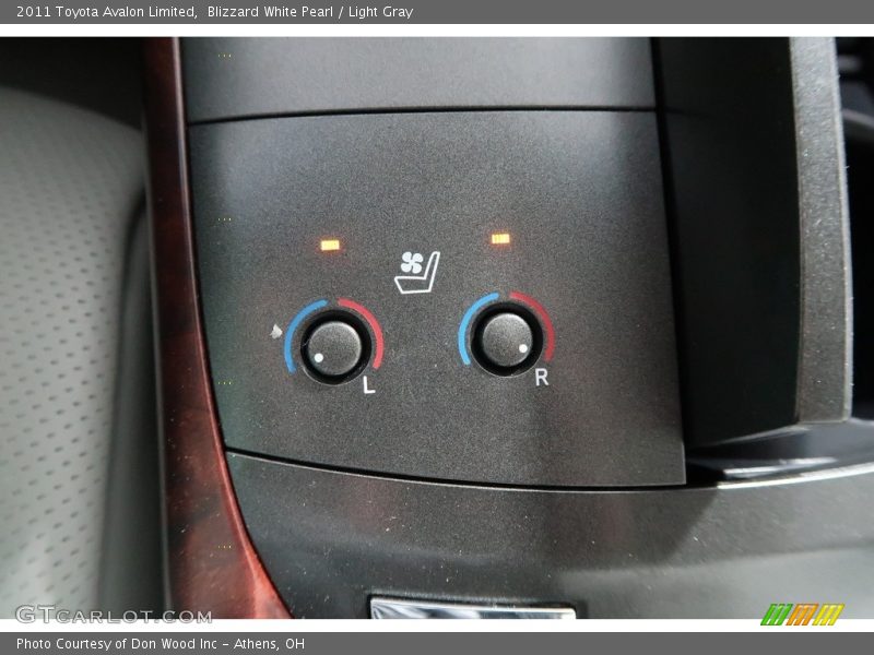 Blizzard White Pearl / Light Gray 2011 Toyota Avalon Limited