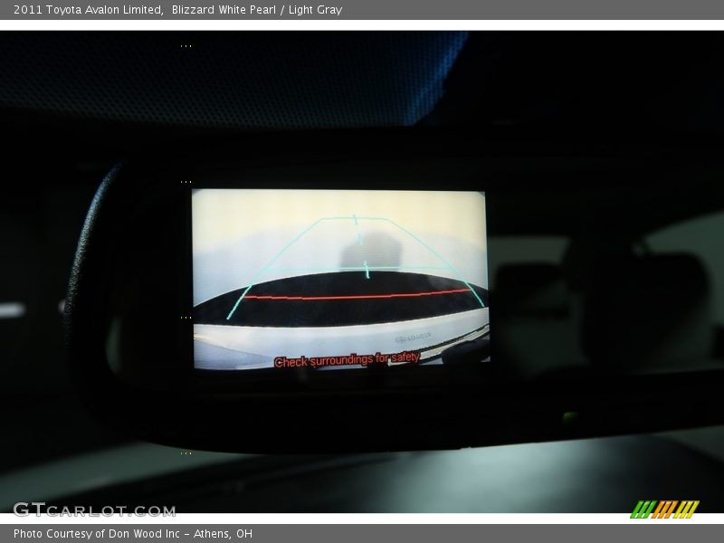 Blizzard White Pearl / Light Gray 2011 Toyota Avalon Limited