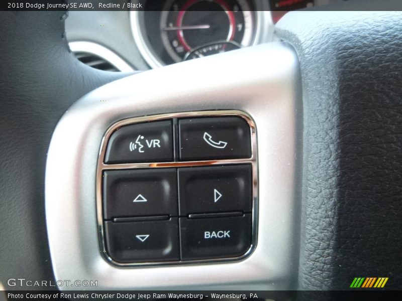Redline / Black 2018 Dodge Journey SE AWD