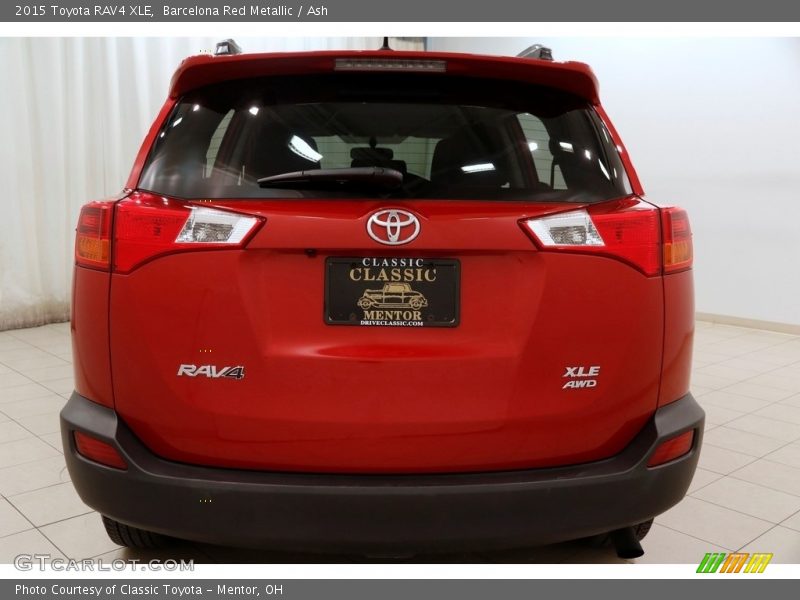 Barcelona Red Metallic / Ash 2015 Toyota RAV4 XLE
