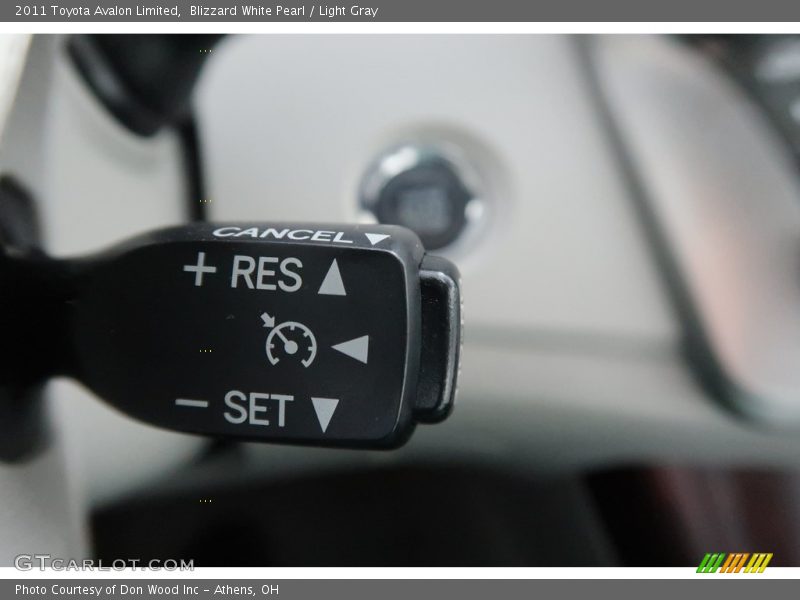 Blizzard White Pearl / Light Gray 2011 Toyota Avalon Limited