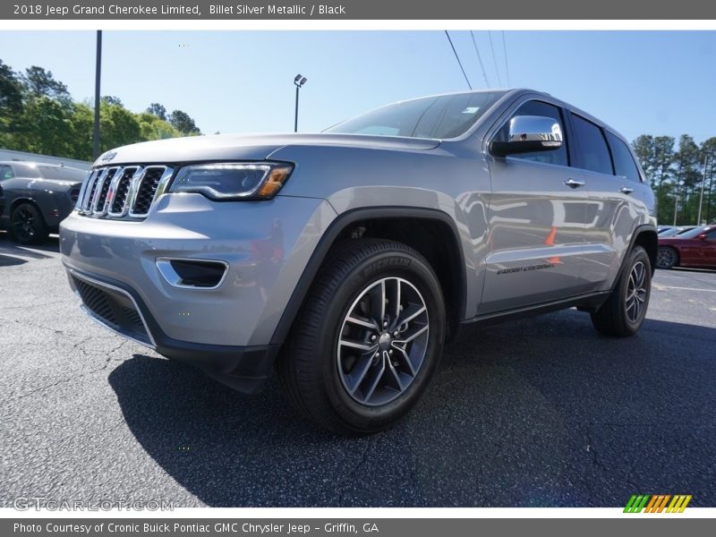 Billet Silver Metallic / Black 2018 Jeep Grand Cherokee Limited