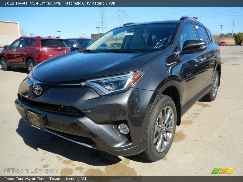 Magnetic Gray Metallic / Ash 2018 Toyota RAV4 Limited AWD