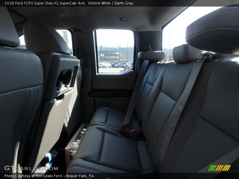 Oxford White / Earth Gray 2018 Ford F250 Super Duty XL SuperCab 4x4