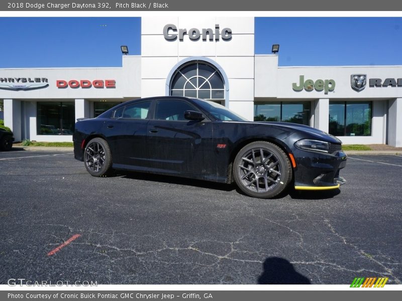 Pitch Black / Black 2018 Dodge Charger Daytona 392