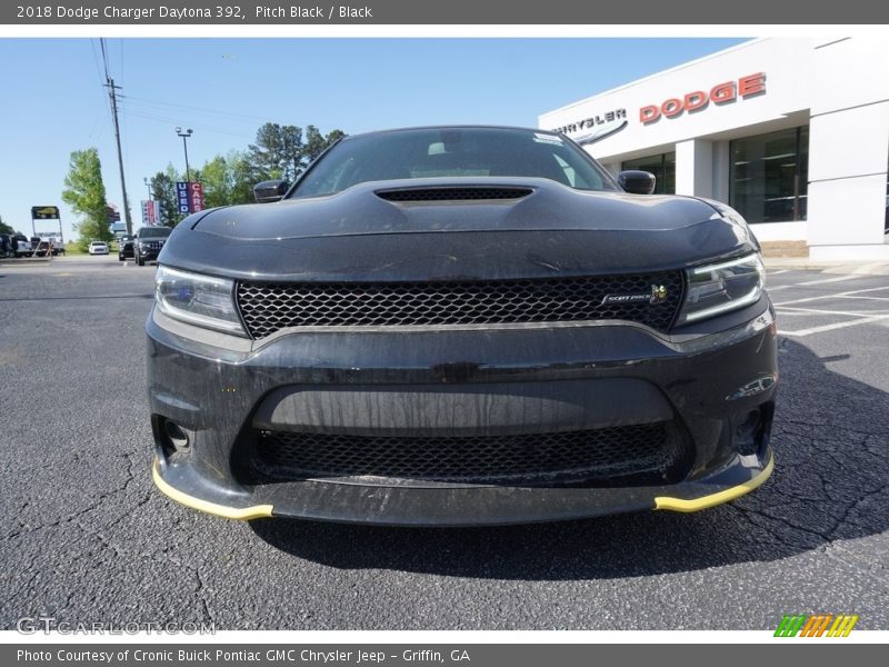 Pitch Black / Black 2018 Dodge Charger Daytona 392