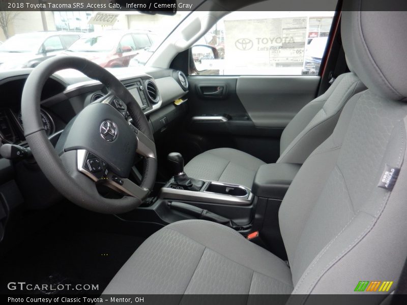Inferno / Cement Gray 2018 Toyota Tacoma SR5 Access Cab