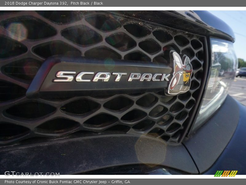 Pitch Black / Black 2018 Dodge Charger Daytona 392