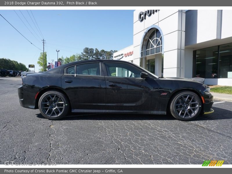 Pitch Black / Black 2018 Dodge Charger Daytona 392