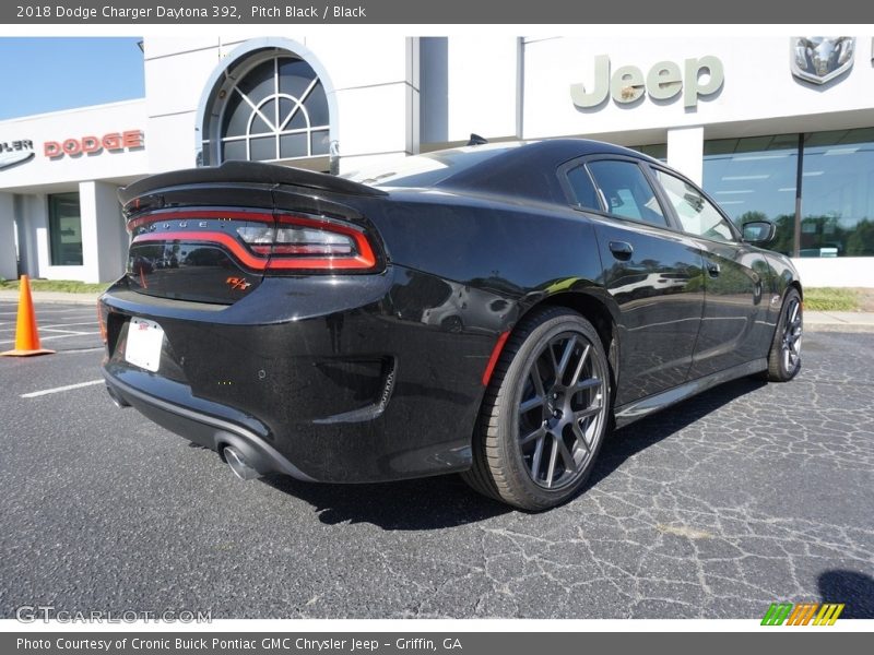 Pitch Black / Black 2018 Dodge Charger Daytona 392