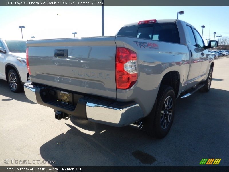 Cement / Black 2018 Toyota Tundra SR5 Double Cab 4x4