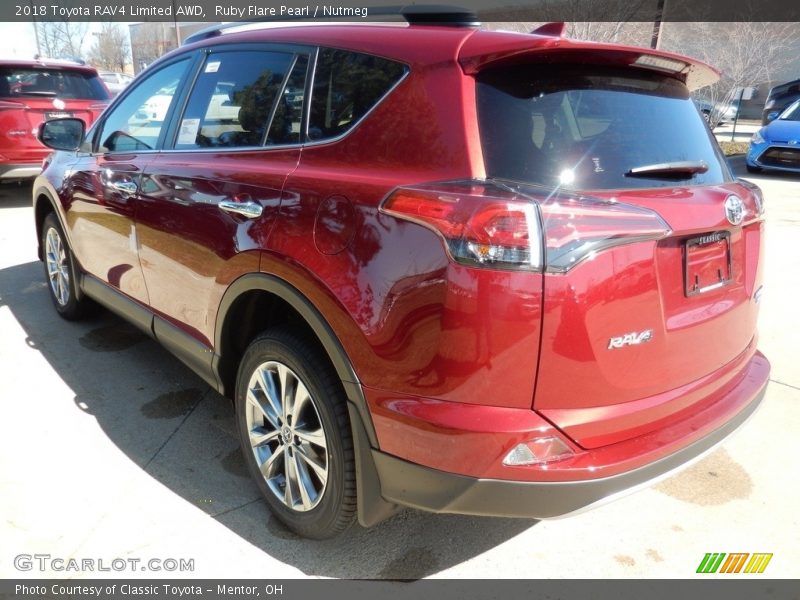 Ruby Flare Pearl / Nutmeg 2018 Toyota RAV4 Limited AWD