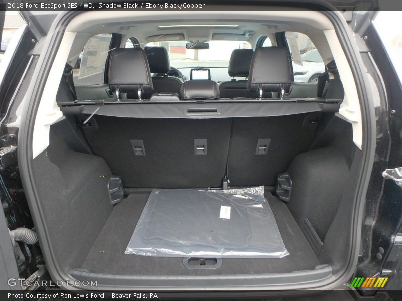  2018 EcoSport SES 4WD Trunk