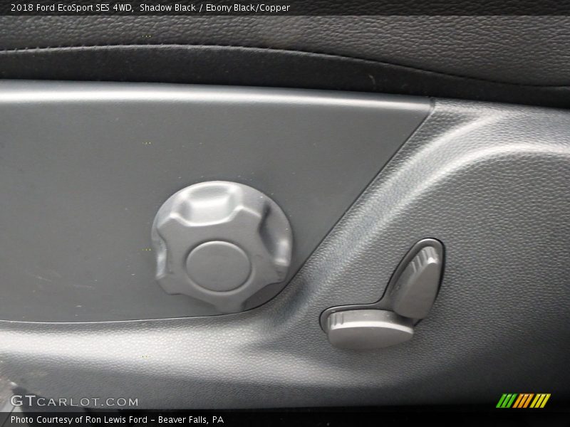 Shadow Black / Ebony Black/Copper 2018 Ford EcoSport SES 4WD