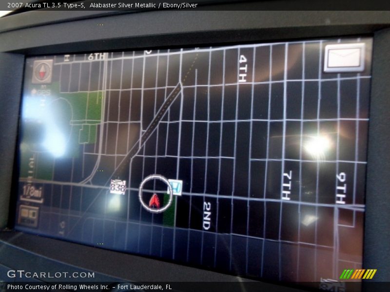 Alabaster Silver Metallic / Ebony/Silver 2007 Acura TL 3.5 Type-S
