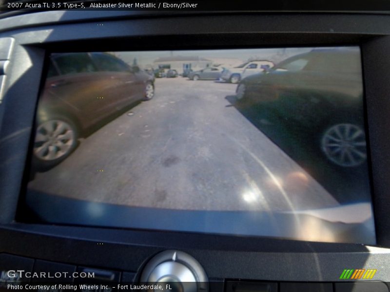 Alabaster Silver Metallic / Ebony/Silver 2007 Acura TL 3.5 Type-S