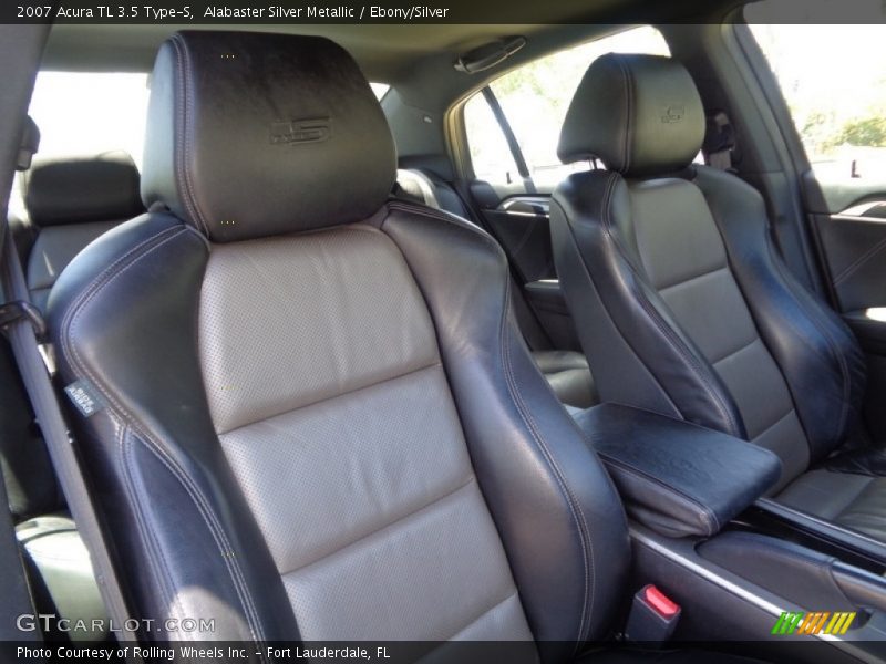 Alabaster Silver Metallic / Ebony/Silver 2007 Acura TL 3.5 Type-S