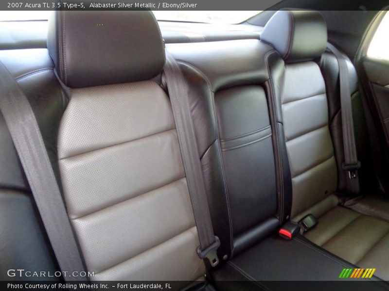 Alabaster Silver Metallic / Ebony/Silver 2007 Acura TL 3.5 Type-S