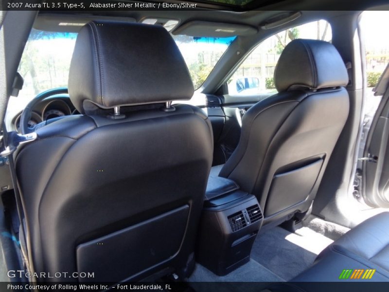 Alabaster Silver Metallic / Ebony/Silver 2007 Acura TL 3.5 Type-S