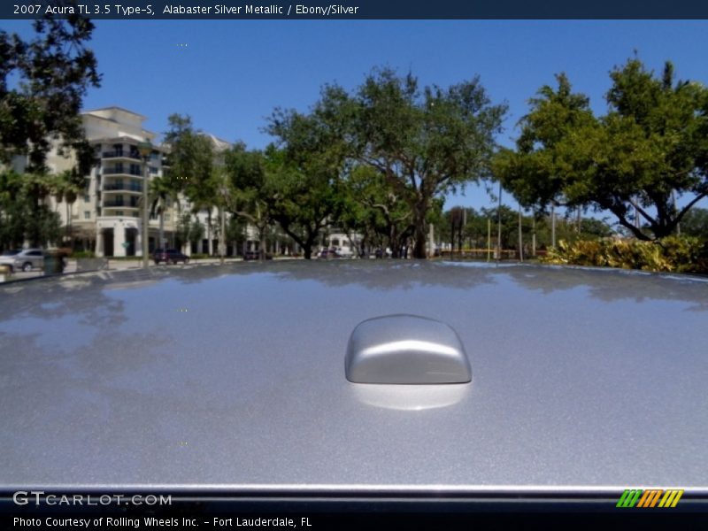 Alabaster Silver Metallic / Ebony/Silver 2007 Acura TL 3.5 Type-S
