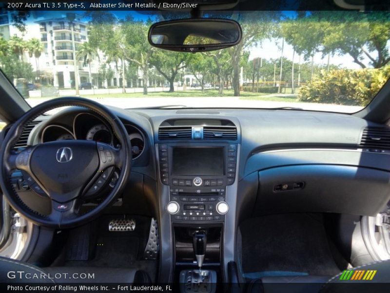 Alabaster Silver Metallic / Ebony/Silver 2007 Acura TL 3.5 Type-S