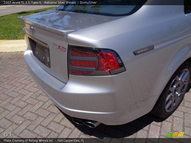 Alabaster Silver Metallic / Ebony/Silver 2007 Acura TL 3.5 Type-S