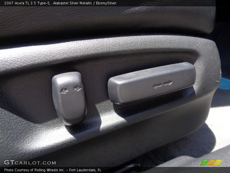 Alabaster Silver Metallic / Ebony/Silver 2007 Acura TL 3.5 Type-S