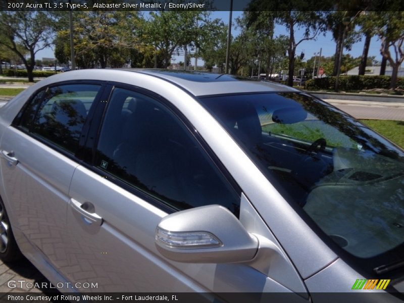 Alabaster Silver Metallic / Ebony/Silver 2007 Acura TL 3.5 Type-S
