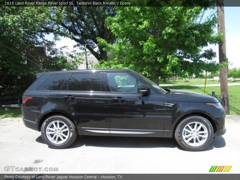 Santorini Black Metallic / Ebony 2018 Land Rover Range Rover Sport SE