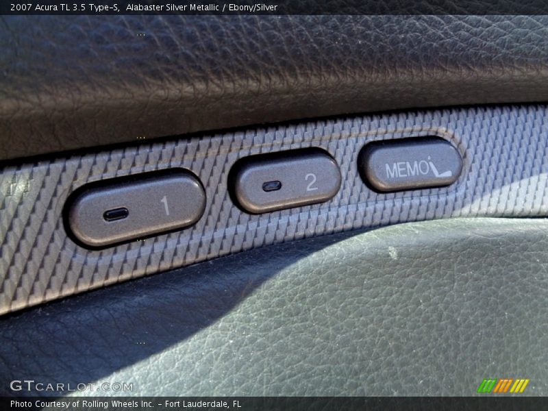 Alabaster Silver Metallic / Ebony/Silver 2007 Acura TL 3.5 Type-S
