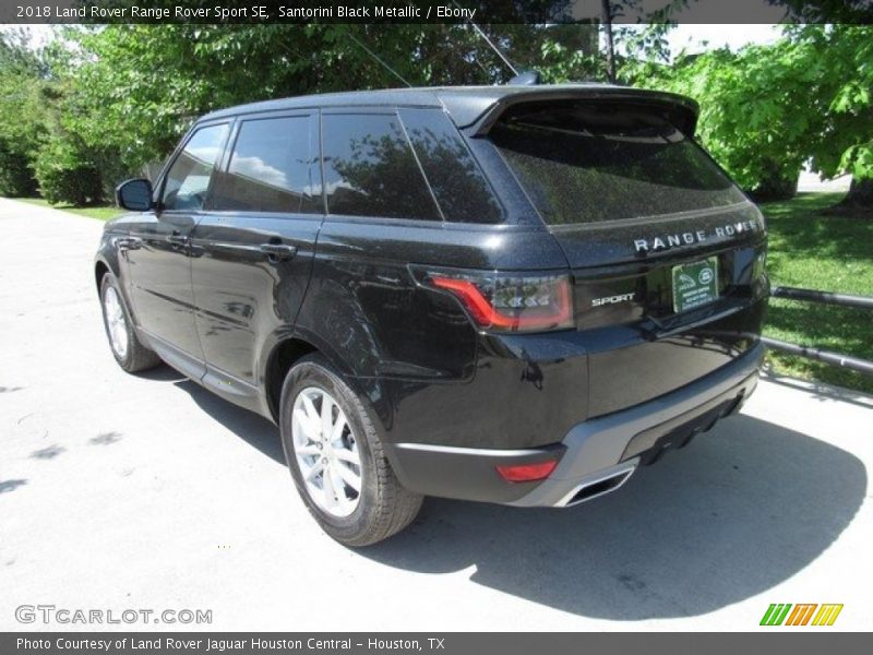 Santorini Black Metallic / Ebony 2018 Land Rover Range Rover Sport SE