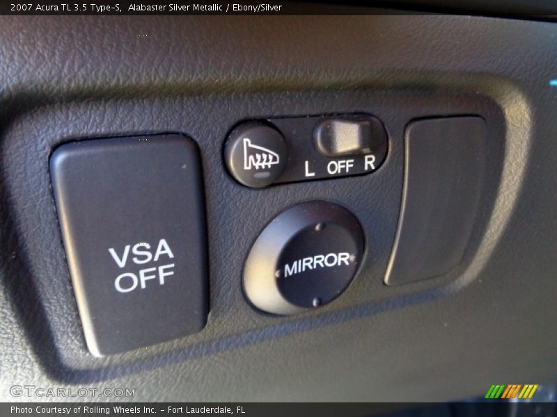Alabaster Silver Metallic / Ebony/Silver 2007 Acura TL 3.5 Type-S
