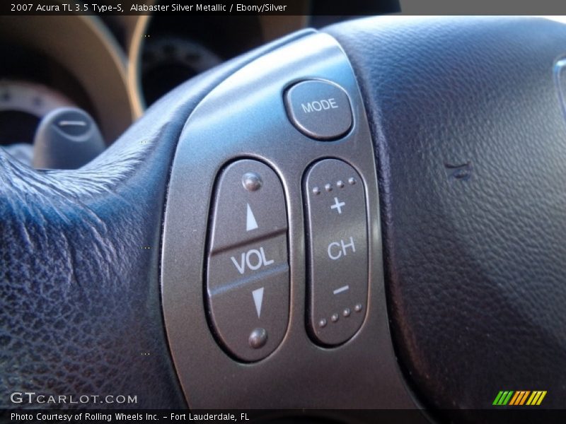 Alabaster Silver Metallic / Ebony/Silver 2007 Acura TL 3.5 Type-S