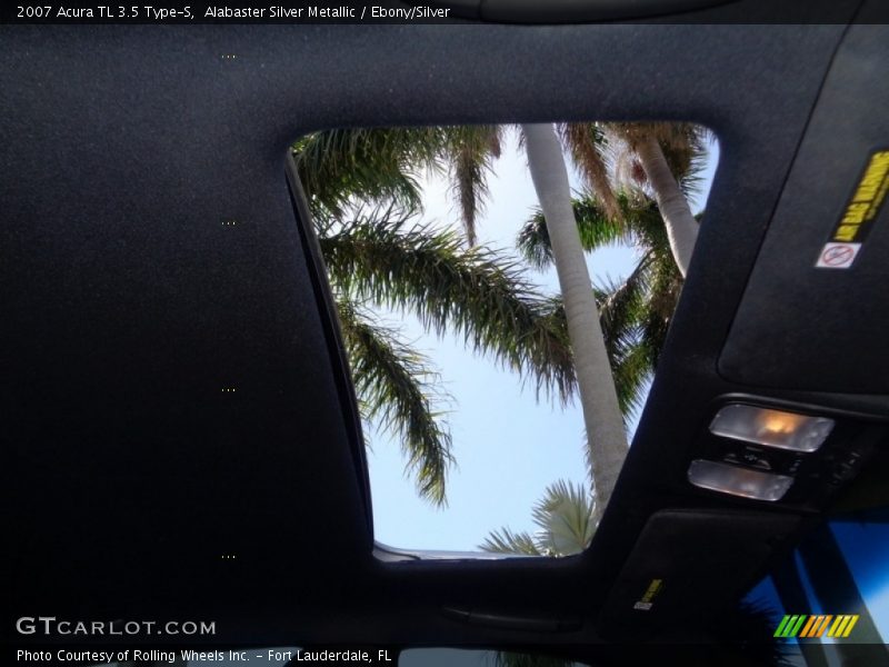 Alabaster Silver Metallic / Ebony/Silver 2007 Acura TL 3.5 Type-S