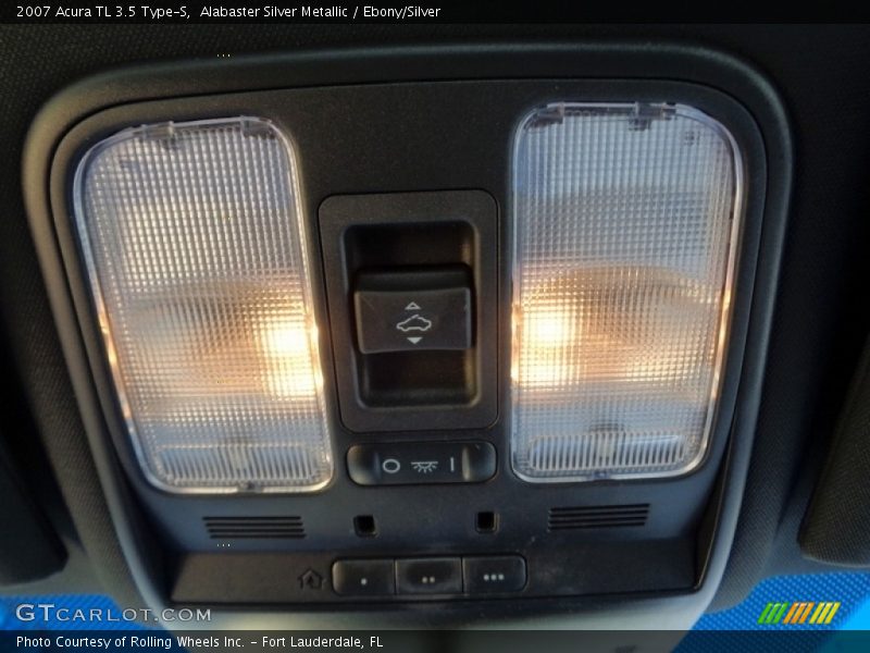Alabaster Silver Metallic / Ebony/Silver 2007 Acura TL 3.5 Type-S