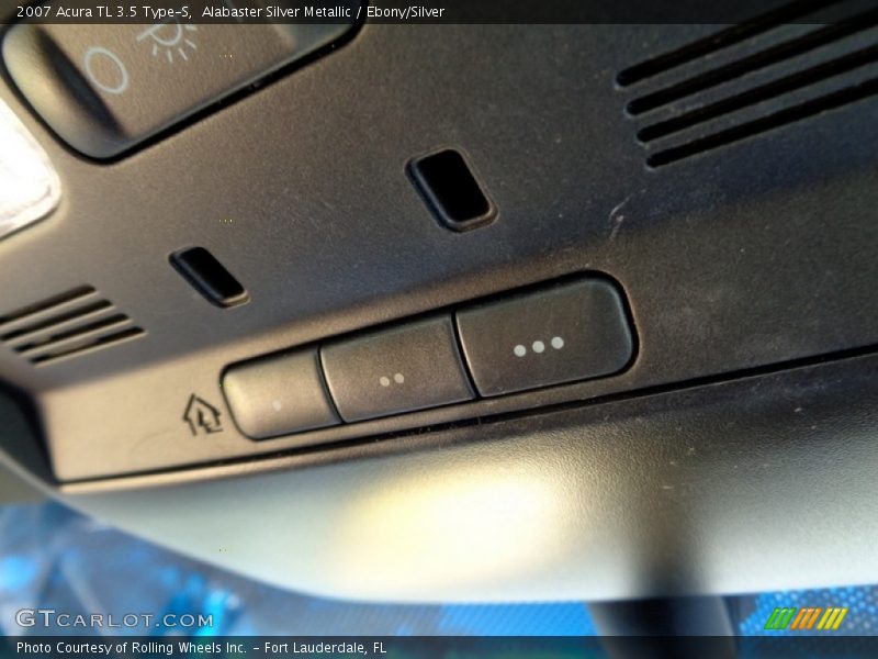 Alabaster Silver Metallic / Ebony/Silver 2007 Acura TL 3.5 Type-S