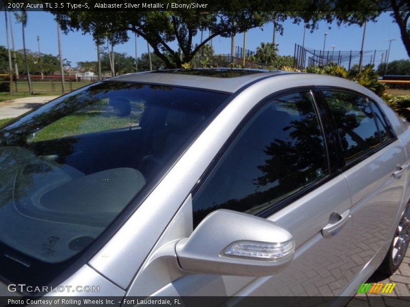 Alabaster Silver Metallic / Ebony/Silver 2007 Acura TL 3.5 Type-S