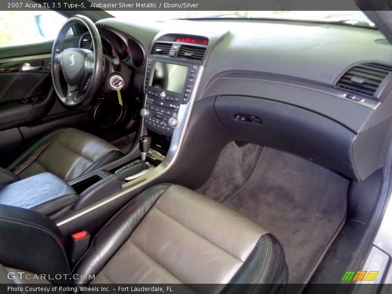 Alabaster Silver Metallic / Ebony/Silver 2007 Acura TL 3.5 Type-S