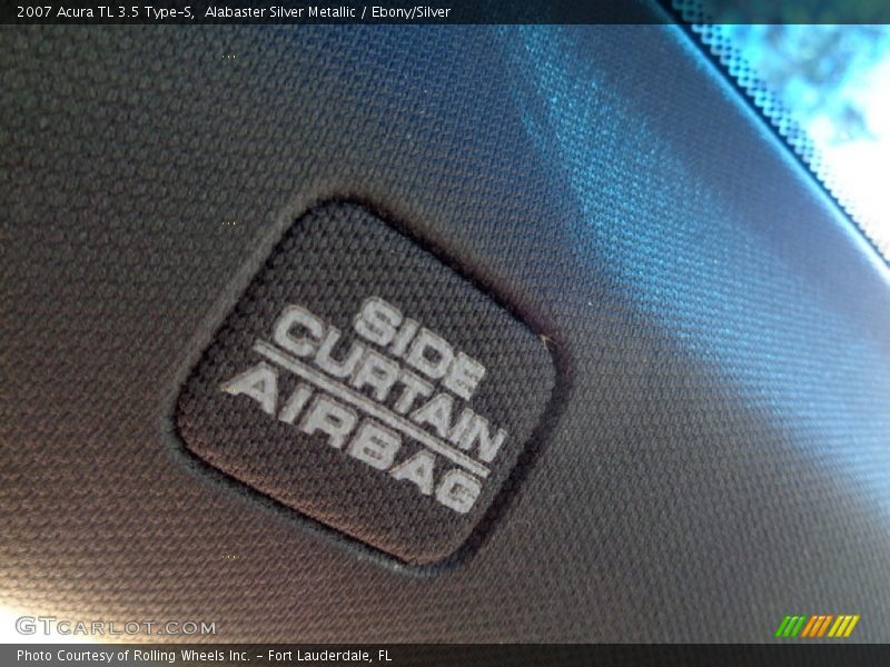 Alabaster Silver Metallic / Ebony/Silver 2007 Acura TL 3.5 Type-S
