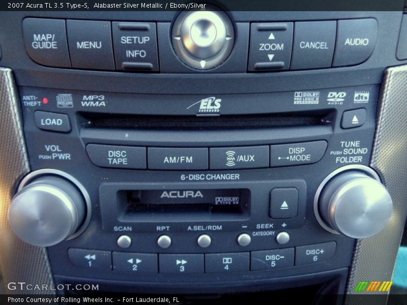 Alabaster Silver Metallic / Ebony/Silver 2007 Acura TL 3.5 Type-S