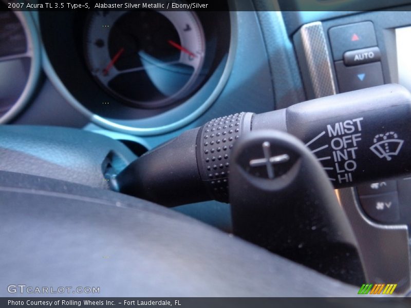 Alabaster Silver Metallic / Ebony/Silver 2007 Acura TL 3.5 Type-S