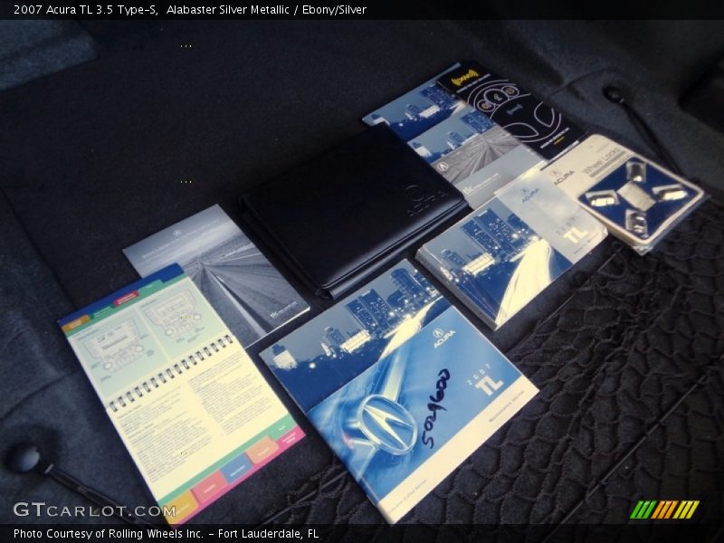 Alabaster Silver Metallic / Ebony/Silver 2007 Acura TL 3.5 Type-S
