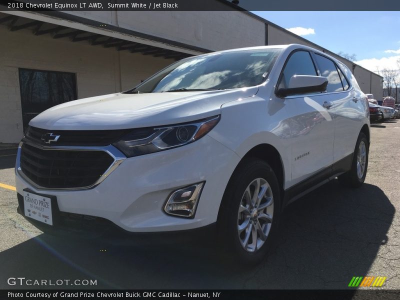 Summit White / Jet Black 2018 Chevrolet Equinox LT AWD