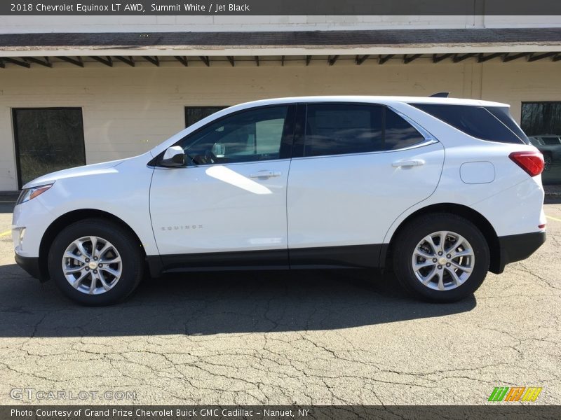 Summit White / Jet Black 2018 Chevrolet Equinox LT AWD