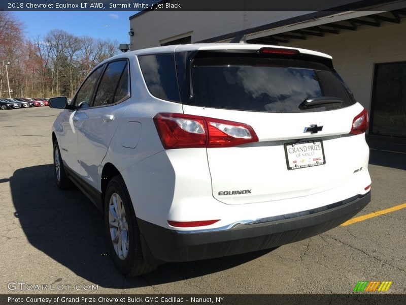 Summit White / Jet Black 2018 Chevrolet Equinox LT AWD