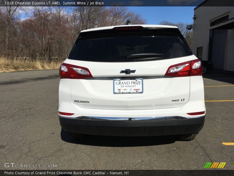 Summit White / Jet Black 2018 Chevrolet Equinox LT AWD