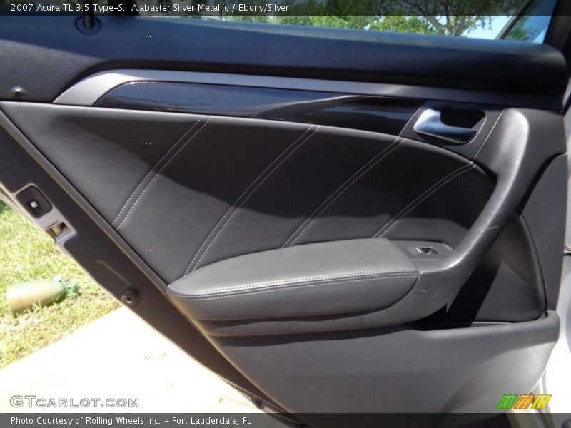 Alabaster Silver Metallic / Ebony/Silver 2007 Acura TL 3.5 Type-S