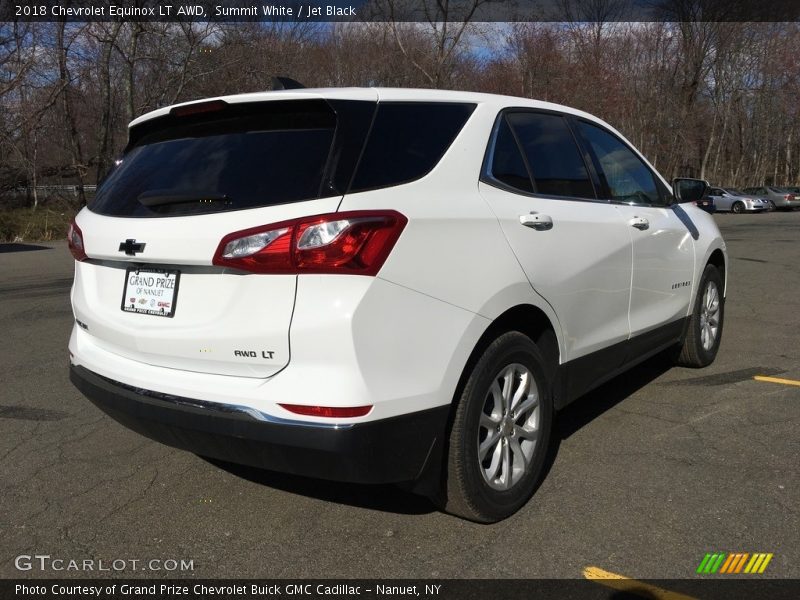 Summit White / Jet Black 2018 Chevrolet Equinox LT AWD