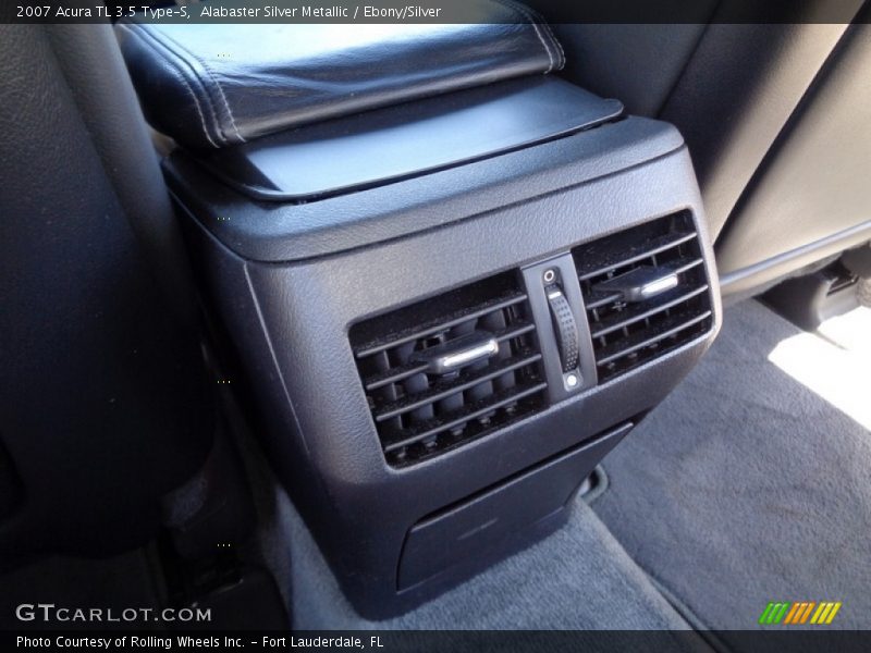 Alabaster Silver Metallic / Ebony/Silver 2007 Acura TL 3.5 Type-S