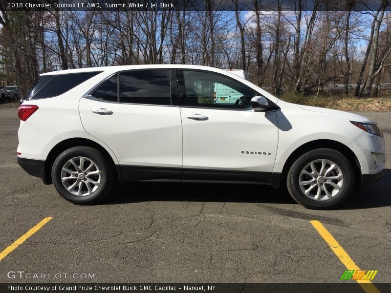 Summit White / Jet Black 2018 Chevrolet Equinox LT AWD